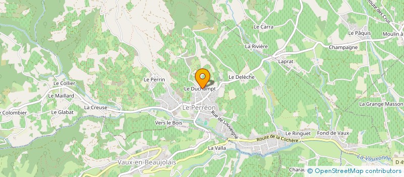 localisation de l'entreprise SERRURERIE METALLERIE BOYER  LE PERREON