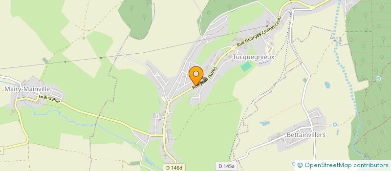 localisation de l'entreprise SERRURERIE METALLERIE CHARPENTES   L'EST  TUCQUEGNIEUX