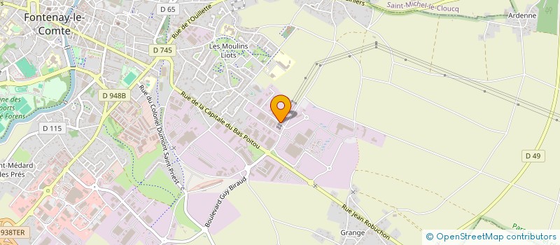 localisation de l'entreprise SERRURERIE METALLERIE FONTENAISIENNE à FONTENAY-LE-COMTE