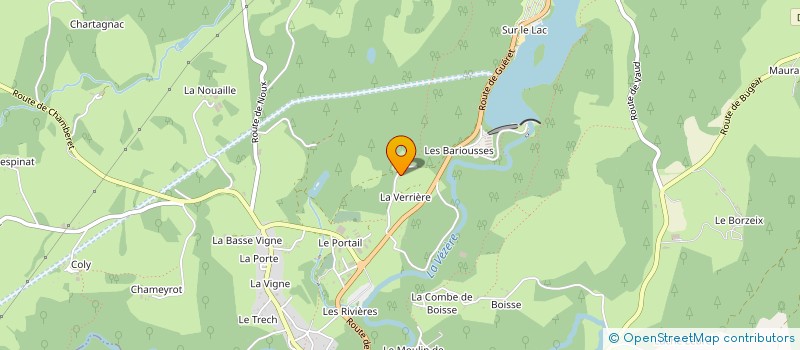 localisation de l'entreprise SERRURERIE METALLERIE JARGOT à TREIGNAC