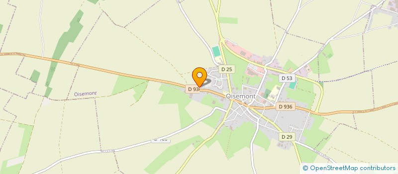 localisation de l'entreprise SERRURERIE METALLERIE ODIOT  OISEMONT