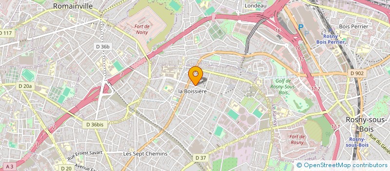 localisation de l'entreprise SERRURERIE-METALLERIE-SERVICES à MONTREUIL