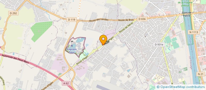 localisation de l'entreprise SERRURERIE METALLERIE SOPEL  ESTILLAC