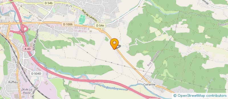 localisation de l'entreprise SERRURERIE METALLERIE VELLAY JEROME  RUY-MONTCEAU