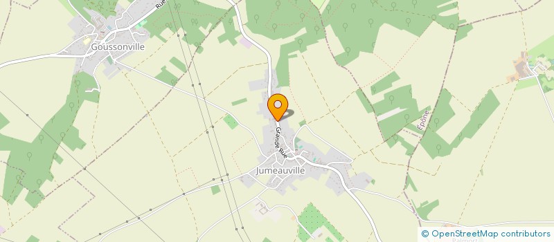 localisation de l'entreprise SERRURERIE-METALLERIE-VOLETS ROULANTS  JUMEAUVILLE