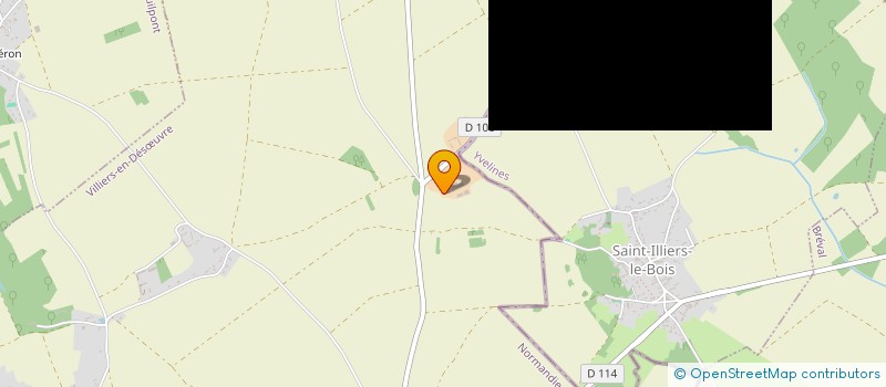 localisation de l'entreprise SERRURERIE MIROITERIE VITRERIE PERADOTTO  VILLIERS-EN-DESUVRE