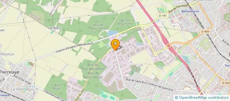 localisation de l'entreprise SERRURERIE MODERNE  TAVERNY