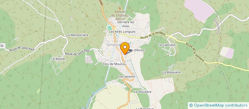 localisation de l'entreprise SERRURERIE MULTI POSES  GINASSERVIS