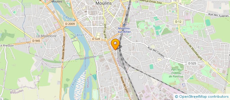 localisation de l'entreprise SERRURERIE NOUVELLE à YZEURE