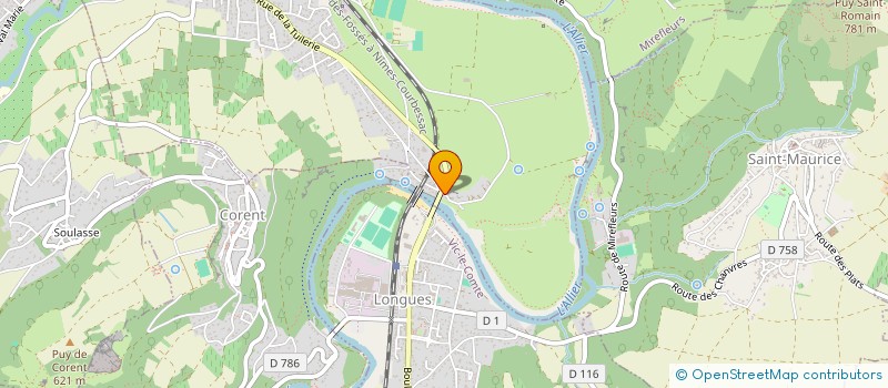 localisation de l'entreprise SERRURERIE PECHOT ET COMPAGNIE à LES MARTRES-DE-VEYRE