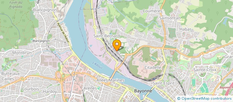 localisation de l'entreprise SERRURERIE POUYANNE à BAYONNE