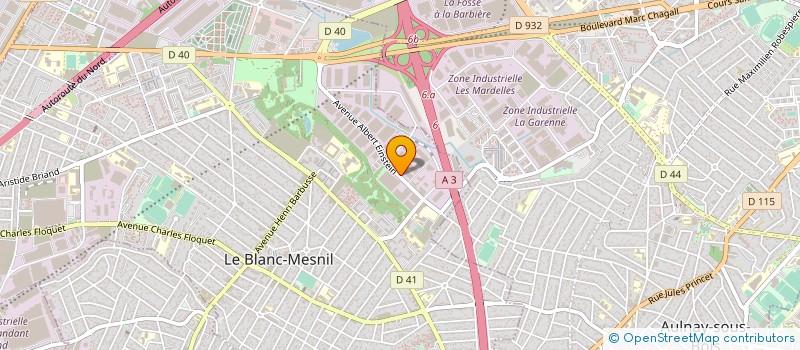 localisation de l'entreprise SERRURERIE PRESTIGE à LE BLANC-MESNIL