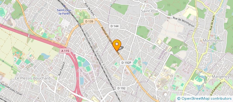 localisation de l'entreprise SERRURERIE PROTECTION CHAUDRONNERIE SOUDURE à SAINT-PRIX