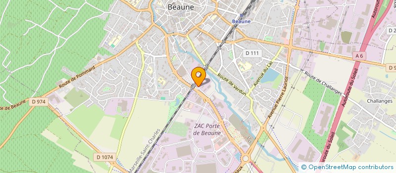 localisation de l'entreprise SERRURERIE RADREAU à BEAUNE