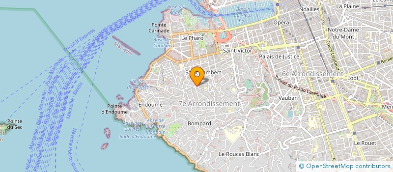 localisation de l'entreprise SERRURERIE RAJOL PROTECTION à MARSEILLE