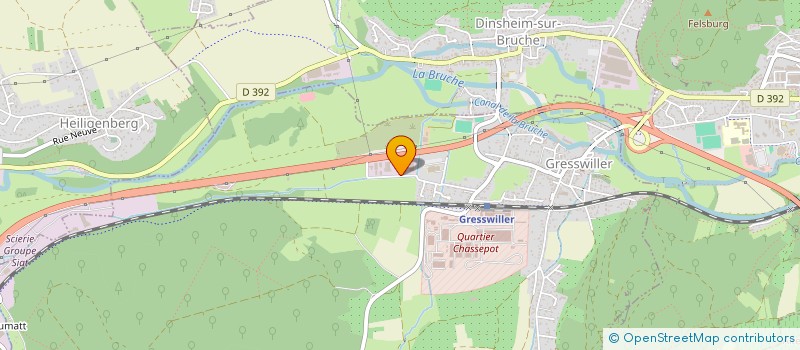 localisation de l'entreprise SERRURERIE REBMEISTER  GRESSWILLER