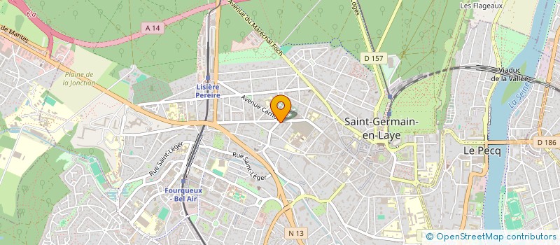 localisation de l'entreprise SERRURERIE RENARD à SAINT-GERMAIN-EN-LAYE