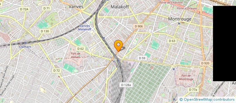 localisation de l'entreprise SERRURERIE RIBEIRO à MONTROUGE
