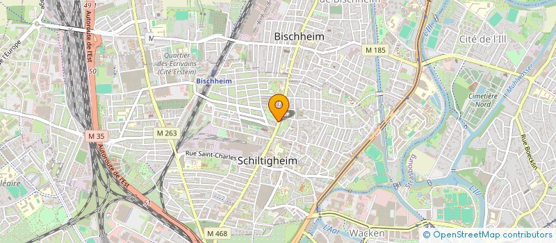 localisation de l'entreprise SERRURERIE SEYBEL ET FILS à SCHILTIGHEIM