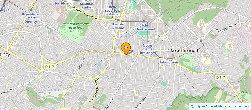 localisation de l'entreprise SERRURERIE SH à MONTFERMEIL