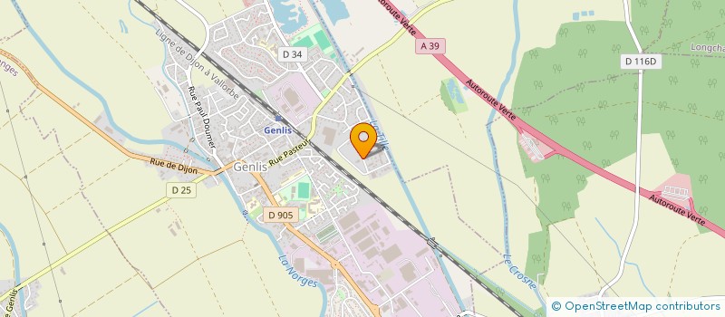 localisation de l'entreprise SERRURERIE THIERRY BOURDOT  GENLIS