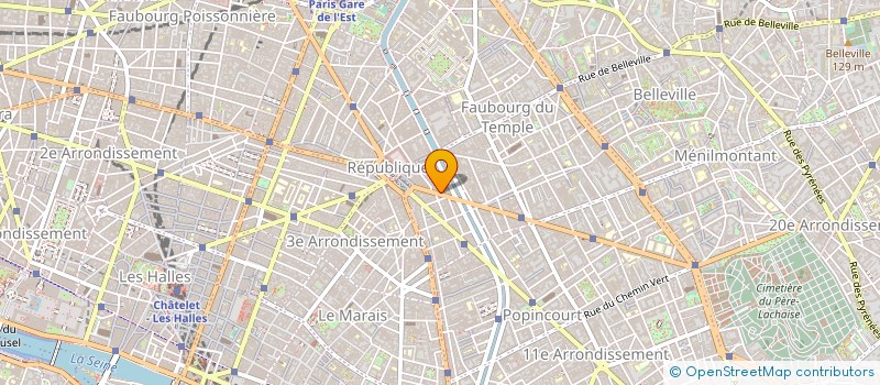 localisation de l'entreprise SERRURERIE TRADITIONNELLE RAPIDE à PARIS
