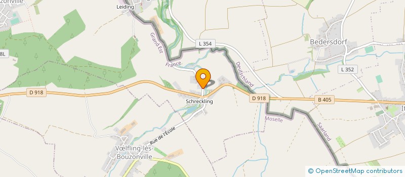 localisation de l'entreprise SERRURERIE TRANSPORTS LUMEN à BOUZONVILLE