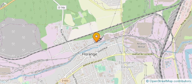 localisation de l'entreprise SERRURERIE TUYAUTERIE ELECTRICITE MONTAG à FLORANGE