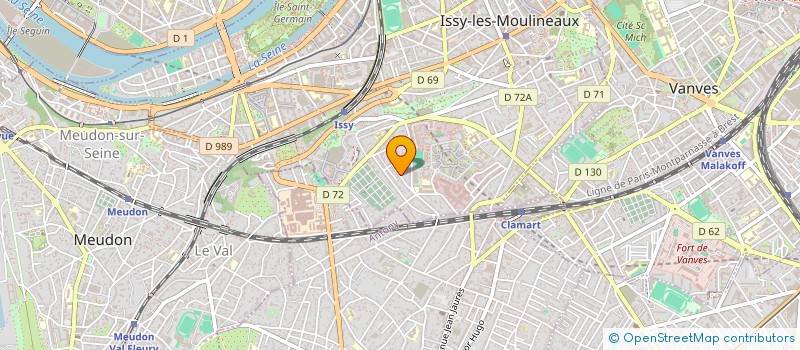 localisation de l'entreprise SERRURERIE ULMER DRETZ à ISSY-LES-MOULINEAUX