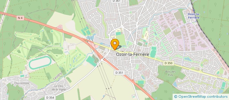 localisation de l'entreprise SERRURIER 77-94 à OZOIR-LA-FERRIERE