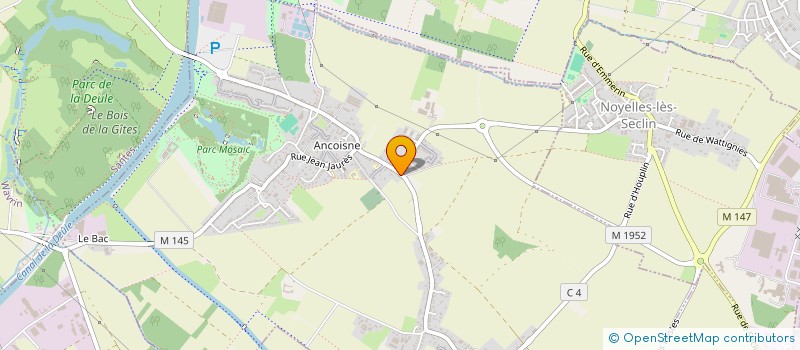 localisation de l'entreprise SERRURIER à HOUPLIN-ANCOISNE