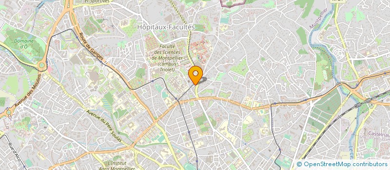 localisation de l'entreprise SERRURIER A2Z à MONTPELLIER
