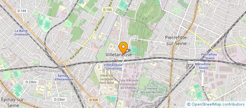 localisation de l'entreprise SERRURIER AGM à VILLETANEUSE