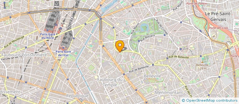 localisation de l'entreprise SERRURIER BOLIVAR  PARIS