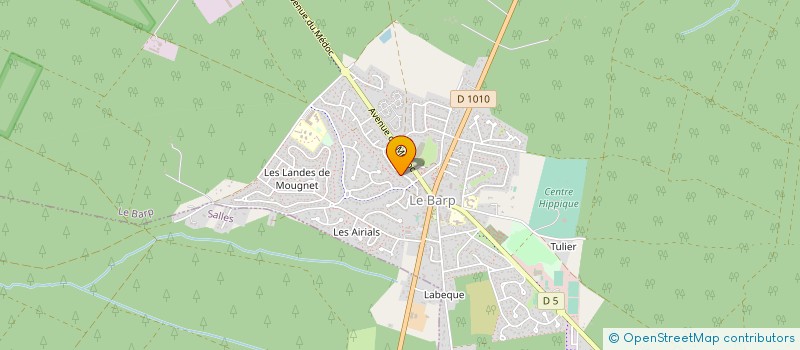 localisation de l'entreprise SERRURIER D'AQUITAINE à LE BARP
