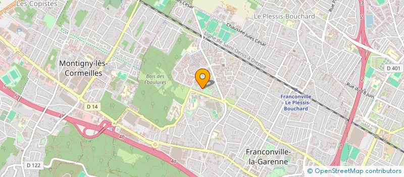 localisation de l'entreprise SERRURIER DEPANNEUR MICKAEL BAUDEAU  FRANCONVILLE