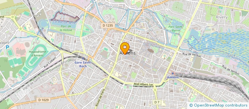 localisation de l'entreprise SERRURIER DU CENTRE  AMIENS