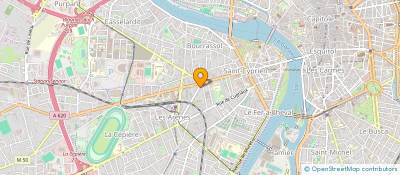 localisation de l'entreprise SERRURIER DU SUD 31 à TOULOUSE