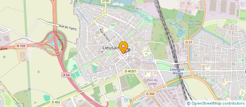 localisation de l'entreprise SERRURIER LIEUSAINT  LIEUSAINT