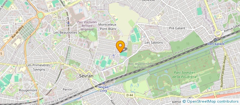 localisation de l'entreprise SERRURIER METALLIER PARIS à SEVRAN