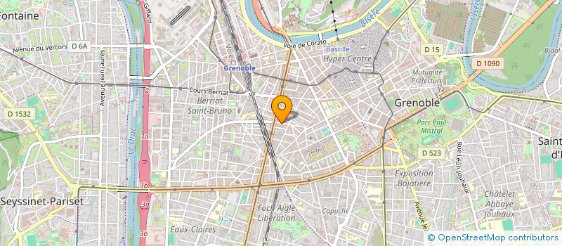 localisation de l'entreprise SERRURIER UNIVERSAL  GRENOBLE