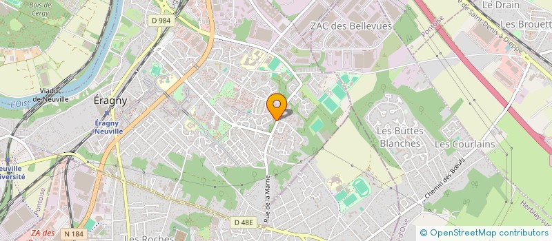 localisation de l'entreprise SERRURIER ZS  ERAGNY