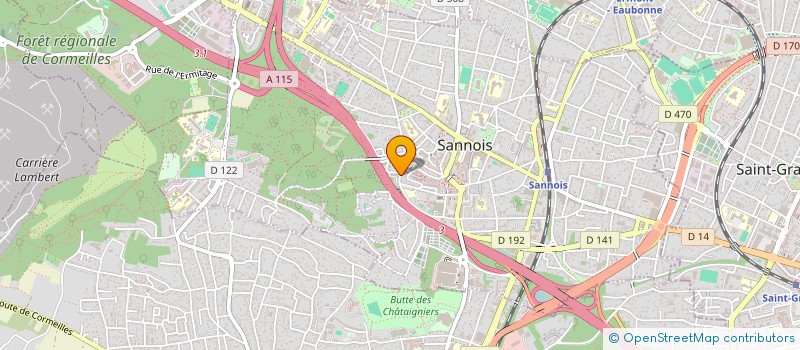 localisation de l'entreprise SERRURIERS DEPANNEURS TRADITIONNELS à ARGENTEUIL