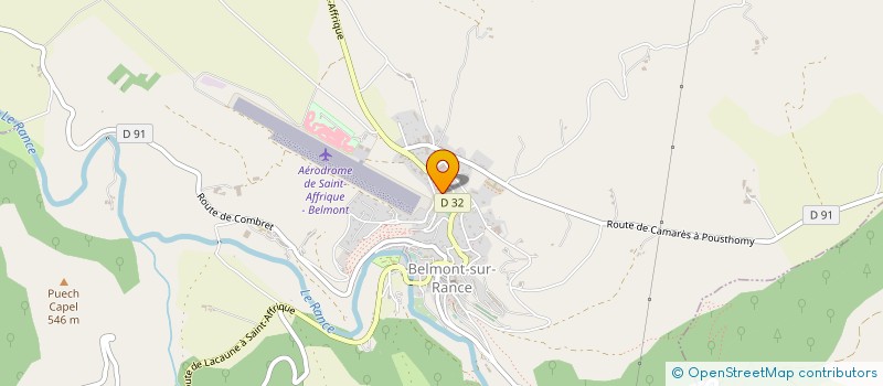 localisation de l'entreprise SERS-GINISTY-BONNET  BELMONT-SUR-RANCE