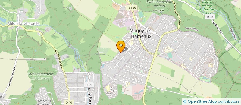 localisation de l'entreprise SERT  MAGNY-LES-HAMEAUX