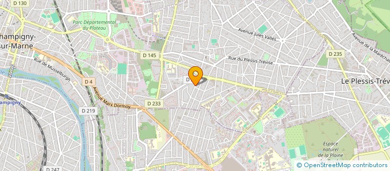 localisation de l'entreprise SERT à CHAMPIGNY-SUR-MARNE