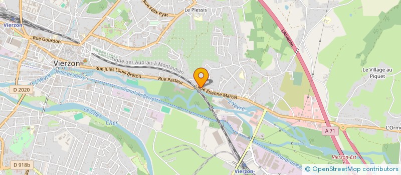 localisation de l'entreprise SERT CENTRE à VIERZON