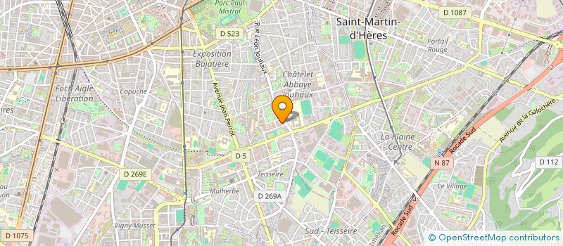 localisation de l'entreprise SERT ELEC à GRENOBLE
