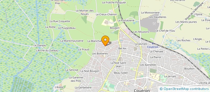 localisation de l'entreprise SERT ENTREPRISE  COUERON