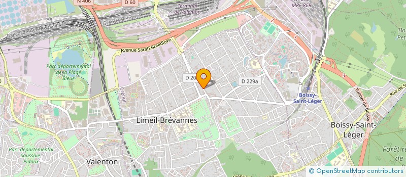 localisation de l'entreprise SERTA à LIMEIL-BREVANNES